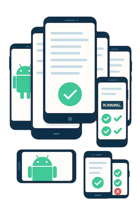 Dispositivos Samsung Galaxy reales para pruebas