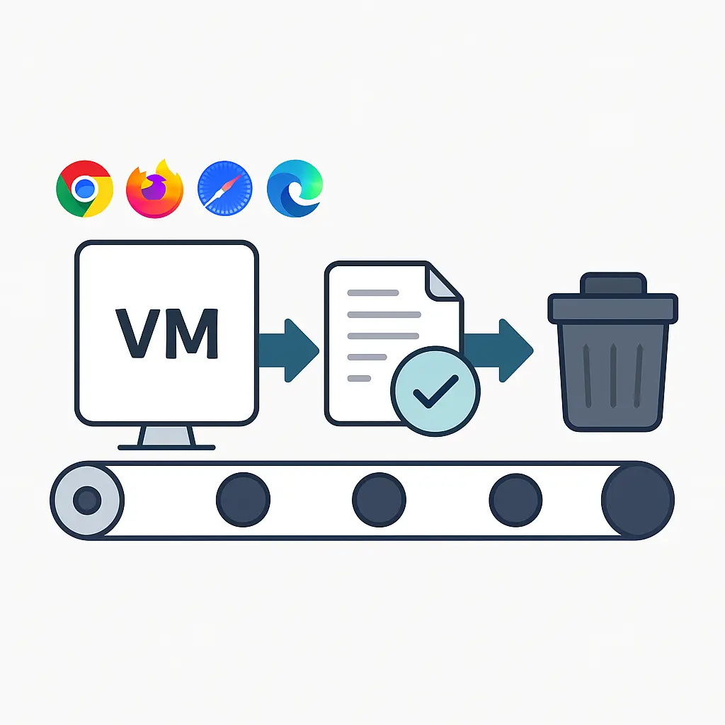 Máquinas virtuales de un solo uso